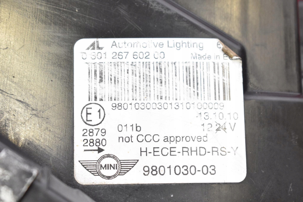 фото №6, Фара правий лампа перед uk 9801030-03 mini countryman r60 10-17