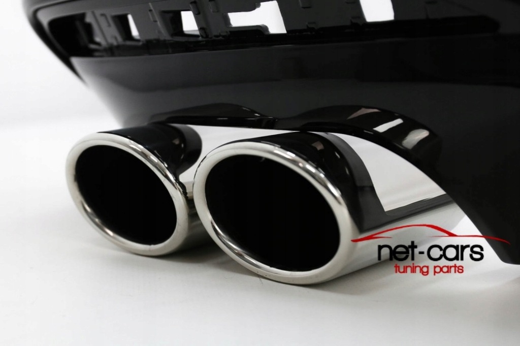 фото №7, Диффузор спойлер audi a4 b9 8w lift 20- насадки чёрный sline s4