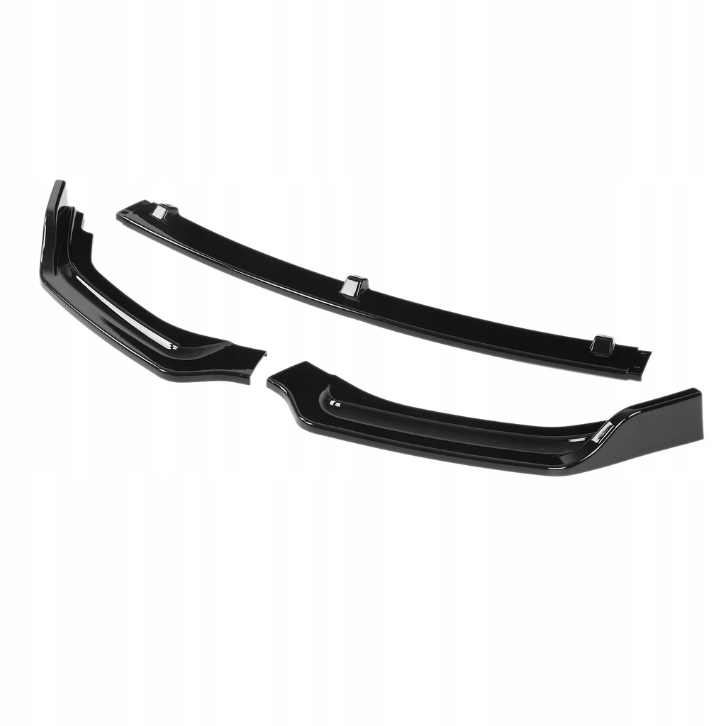 фото №14, 3pcs gloss black передняя часть drumiper сплиттер замена warg dla infiniti zj