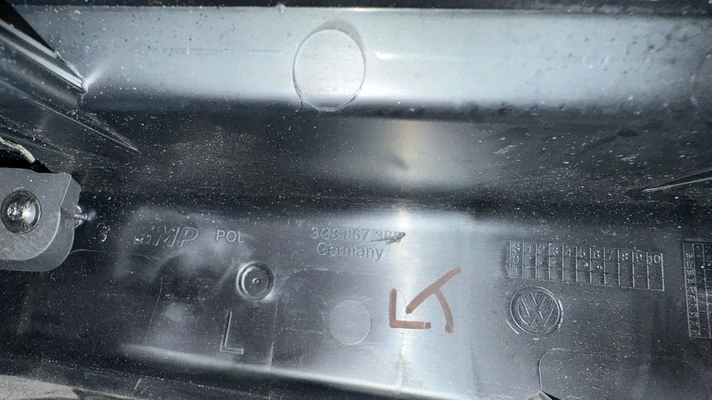 фото №9, Ручка кронштейн дверь обшивка левый задняя vw arteon, passat b8 przedlift