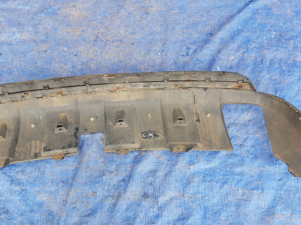 фото №14, Накладка молдинг диффузор бампера задняя mercedes ml w164