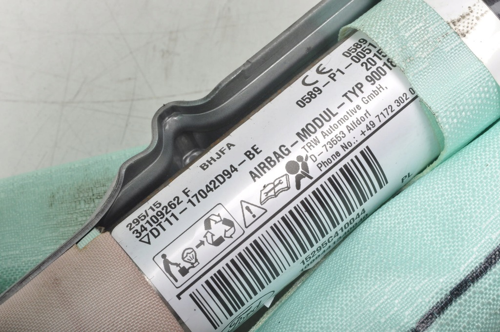 фото №3, Ford transit connect mk2 шторка безпеки подушка безпеки права