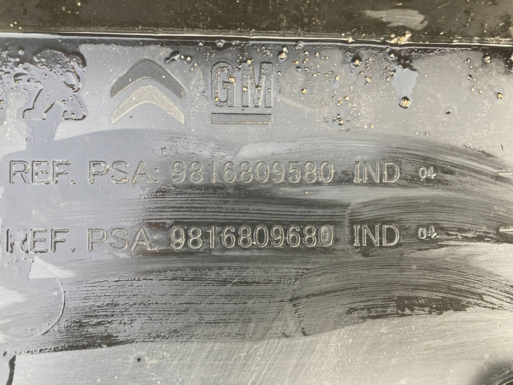 фото №14, Peugeot rifter opel combo e підлога захист бампера передній 9816809580