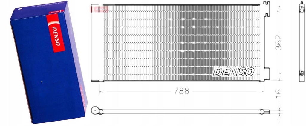 фото №1, Радиатор кондиционера opel renault vivaro b 1.6 c