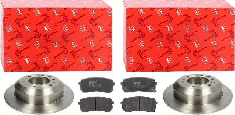 фото №1, Trw тормозные диски+ тормозные колодки задняя kia carnival iii 324mm