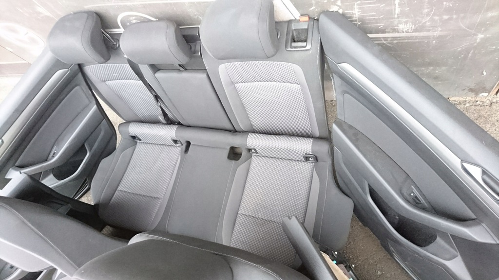 фото №9, Комплект сидений сиденья заднее сиденье обшивки подлокотник passat b8 kombi europa