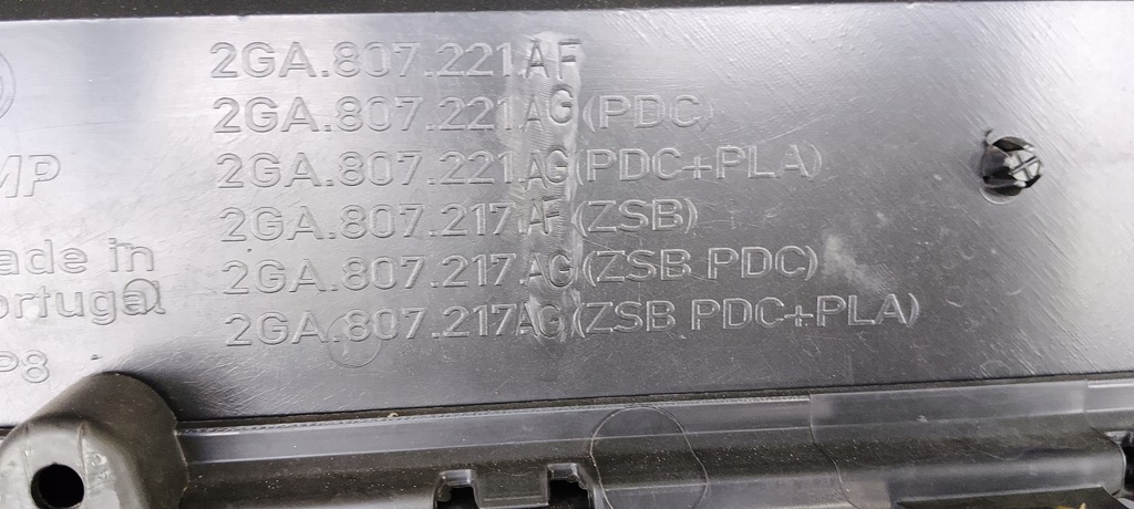 фото №10, Бампер перед передний vw t-roc 17-22rok 2ga807221af 2ga805903d 2ga807221ag