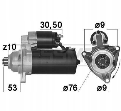 фото №1, Стартер era 220085a
