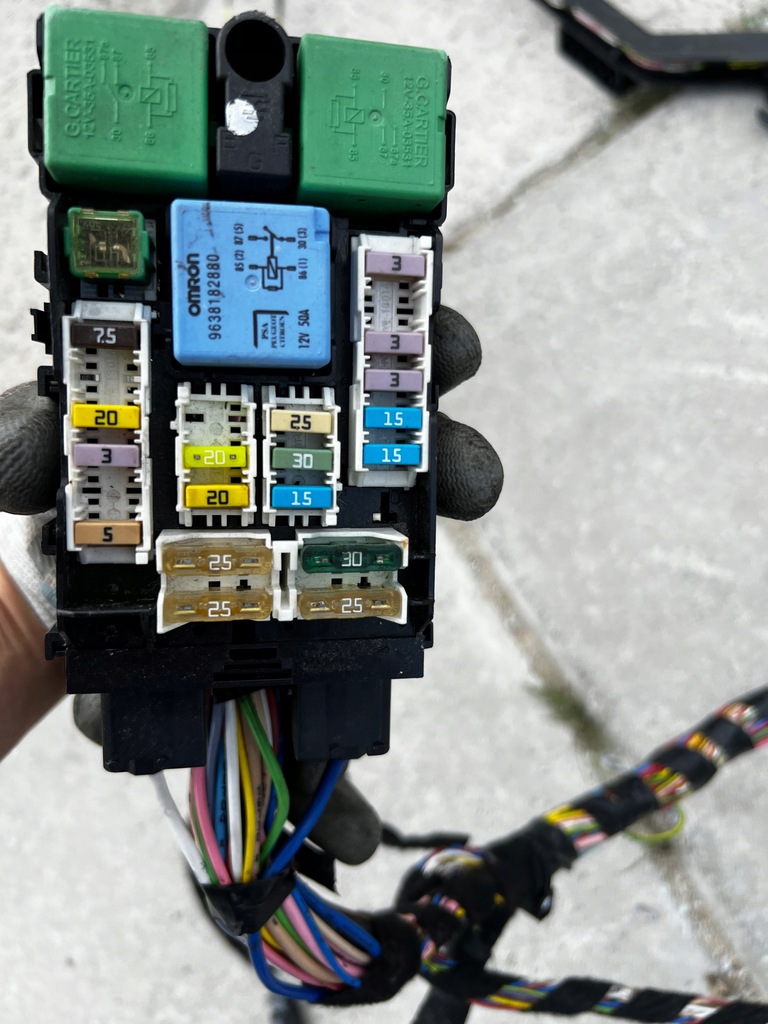 фото №16, Жгут электропроводка салона поперечина перед peugeot 508 i lift kombi sw rxh hybrid