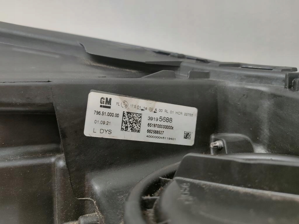 фото №7, Лампа передняя левая opel astra k full led lift zkw