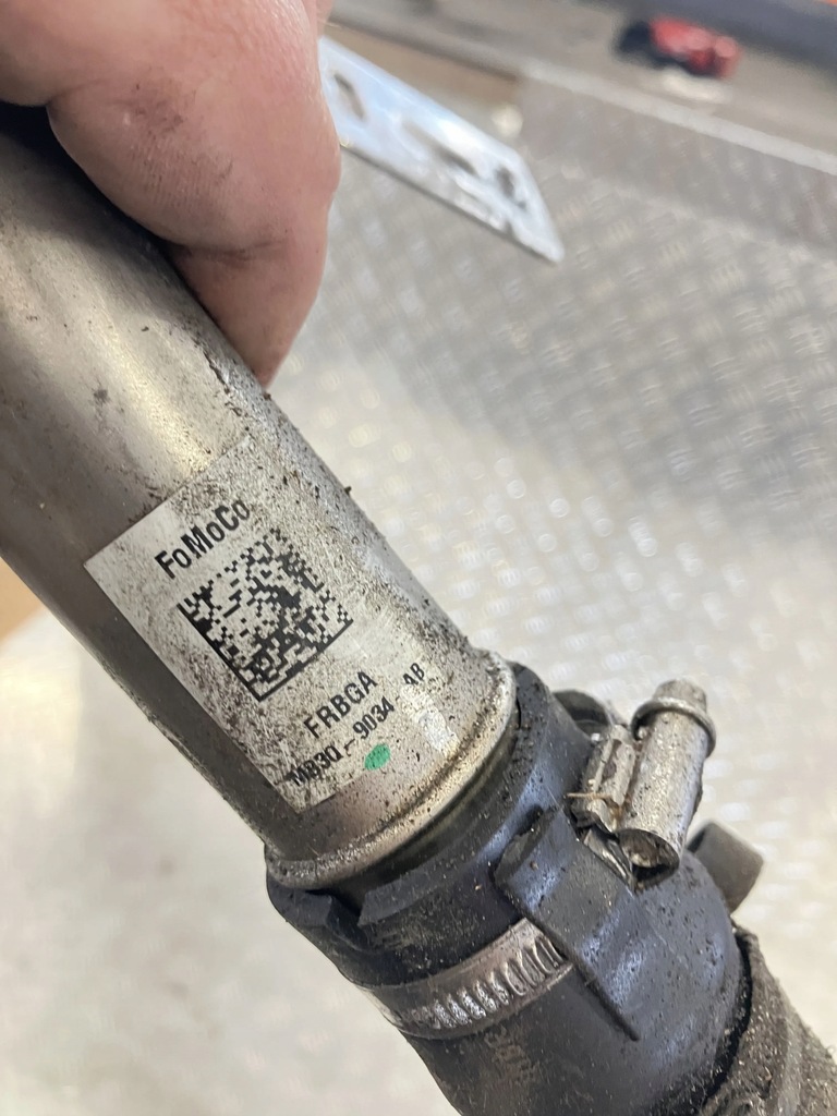 фото №2, Труба заливная горловина топлива ford ranger 22- 2.0 ecoblue mb3q-9034-ab