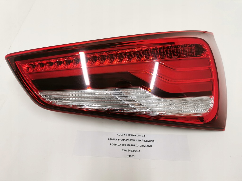 фото №11, Audi a1 8x 8xa lift 14- лампа задняя задняя led правая b.ładna 8xa945094a