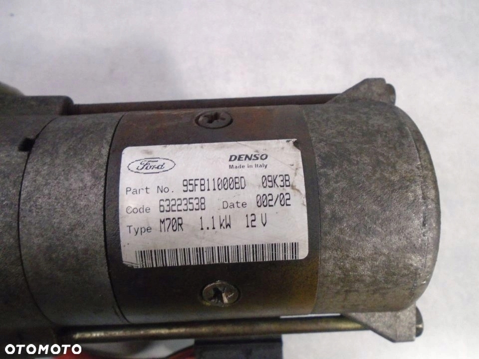 фото №4, Стартер ford ka 1.3 i 95fb11000bd