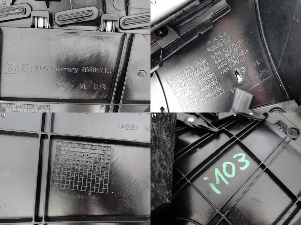 фото №12, Audi rs7 s7 a7 4g8 c7 10-18 обивка обшивка дверь левая перед exclusive