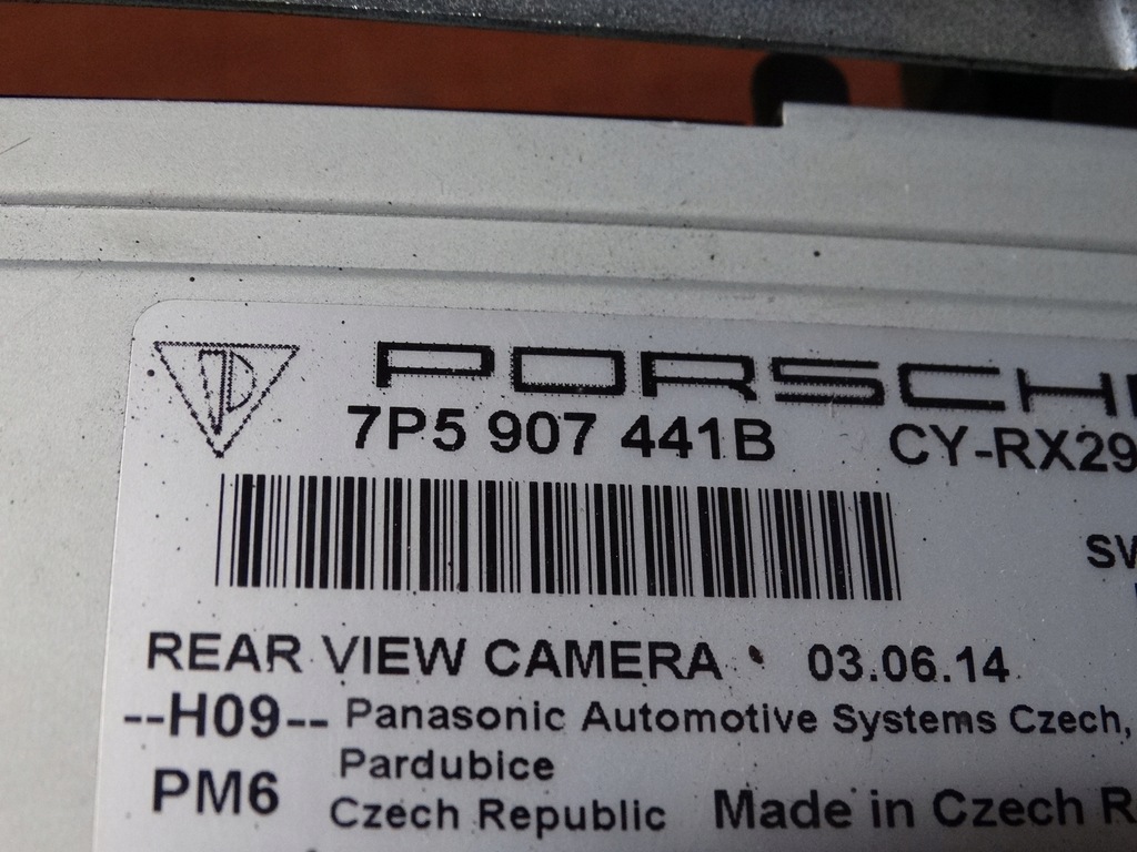 фото №5, Idealny модуль камери заднього виду porsche cayenne 7p5 1