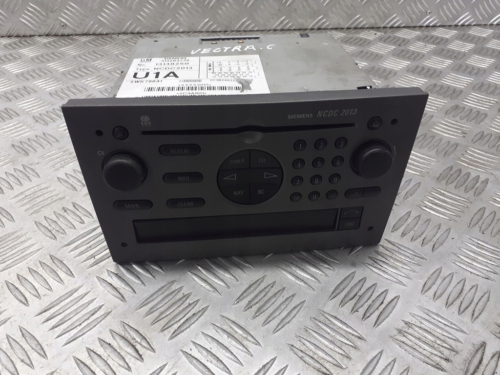 фото №1, Радіо заводський opel vectra c 13138250