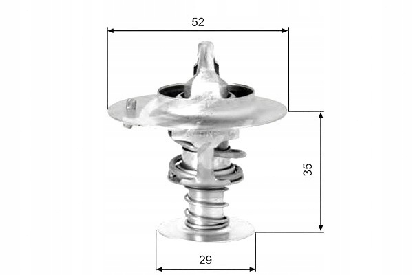 фото №1, Gates th03382g1 термостат, середина охлаждающий