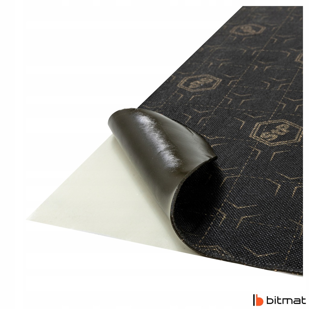 фото №10, Мат шумоизоляционная бутиловая bez алюминий 3 mm 57 x 35 cm na пол w aucie