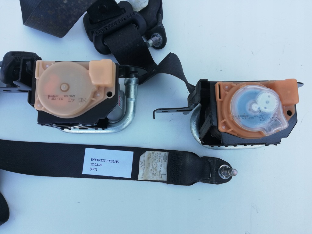 фото №8, Pas безпеки перед правий лівий infiniti fx35 fx45