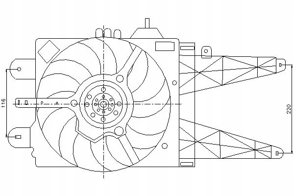Купить Nissens вентилятор радиатора fiat