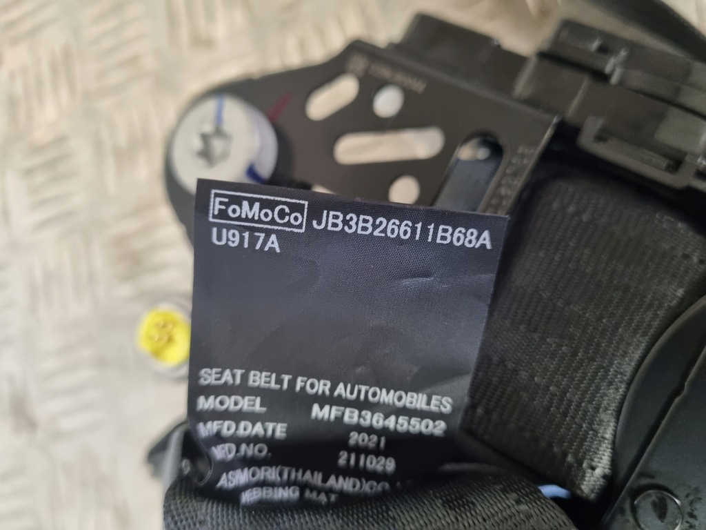 фото №5, Ford ranger 3 17 r pas подушка безпеки правий лівий задня