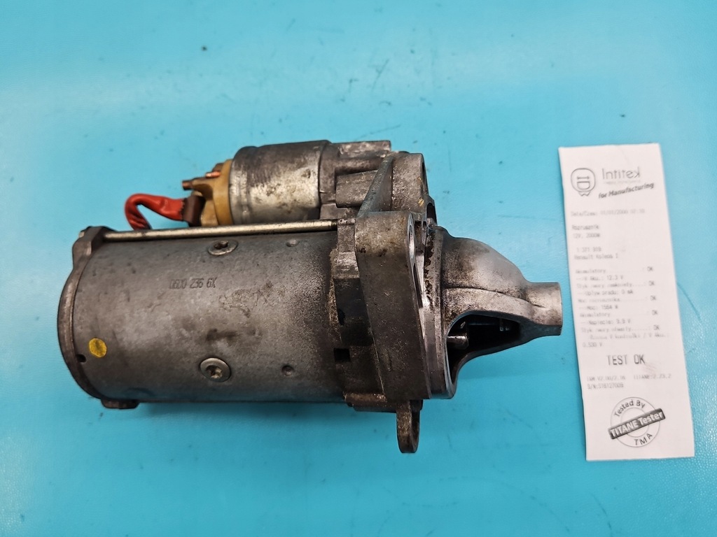 фото №1, Test стартер renault koleos 2.0 dci 8200568535e