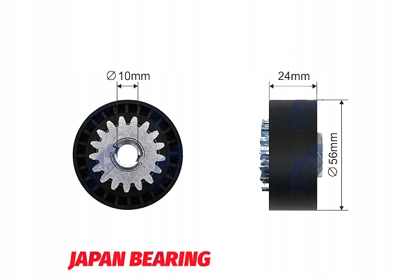фото №2, Nty ролик натягувача ремінь клиновий dacia logan logan ii logan mcv ii