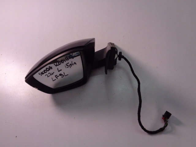 фото №1, Дзеркало ліва skoda kodiaq 2022 rok 15 pin lf9r
