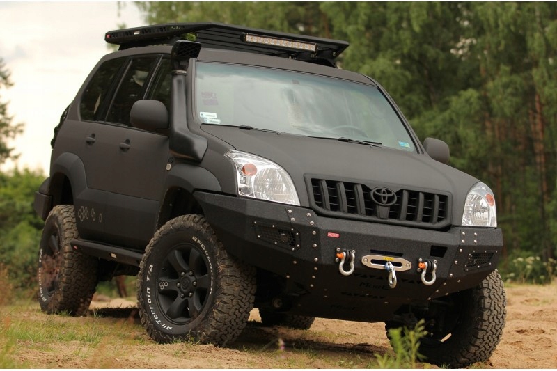 Бампер передний стальной toyota land cruiser 120 more 4x4 в Украине
