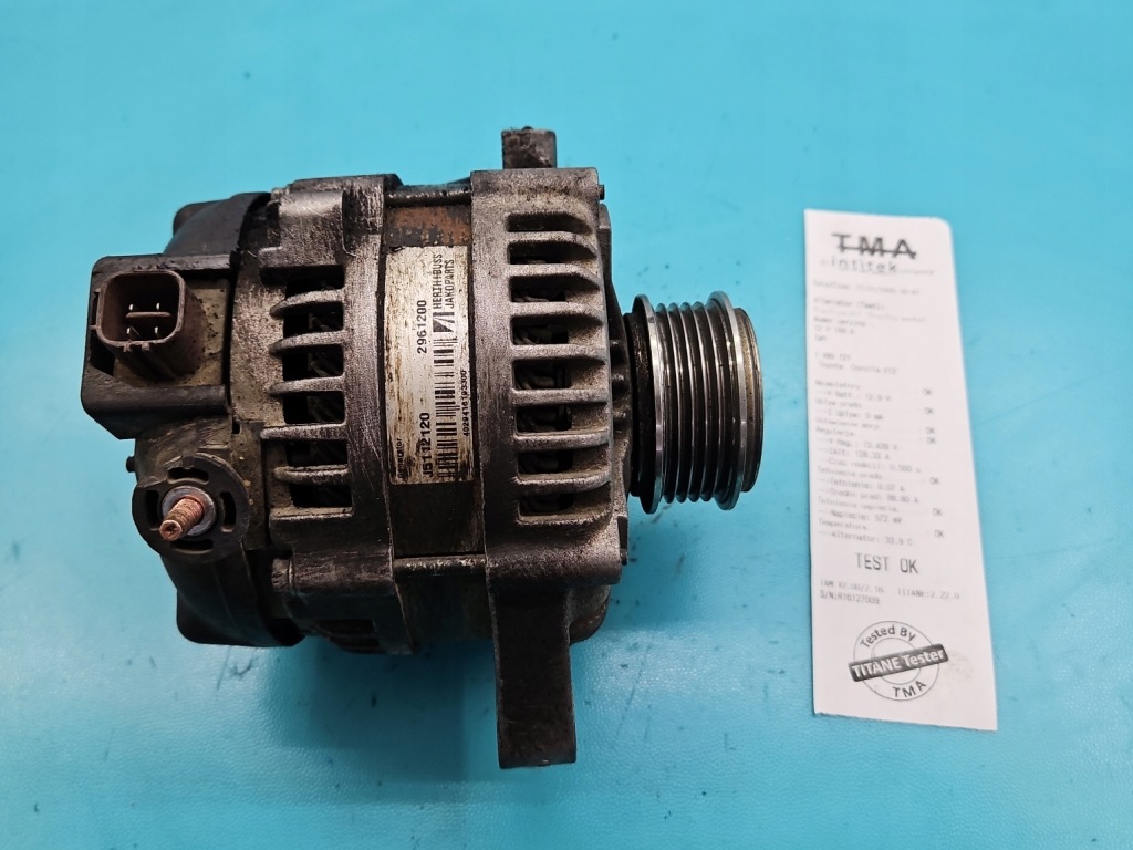 фото №1, Test генератор toyota corolla e12 j5112120 2961200 2.0 d4d