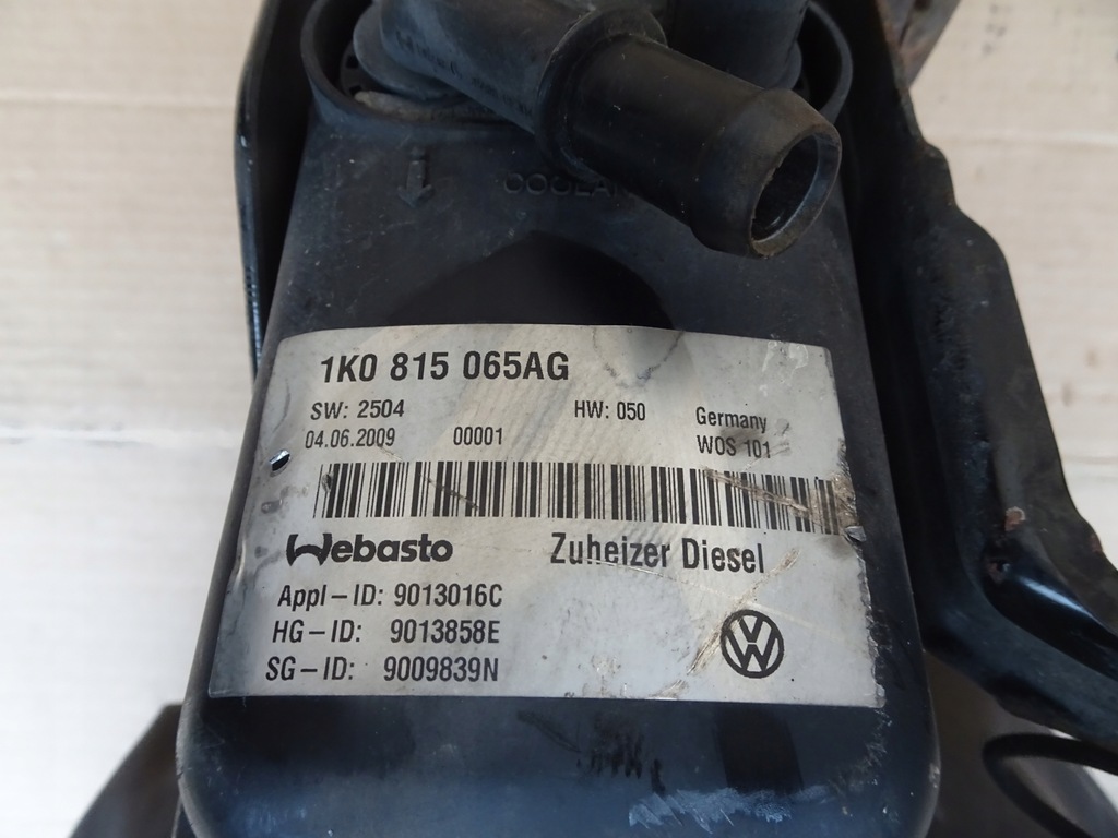 фото №8, Vw touran i webasto обогреватель стояночный 1k0815065ag