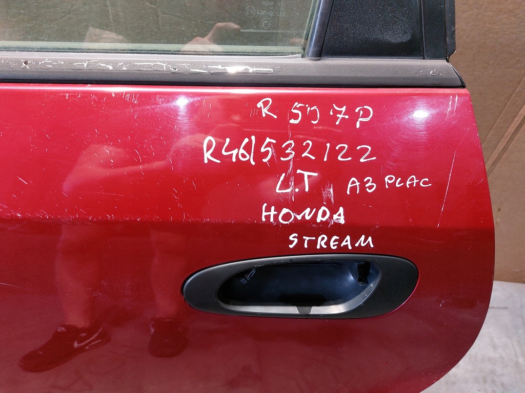 фото №4, Двері ліва задні honda stream i r507p