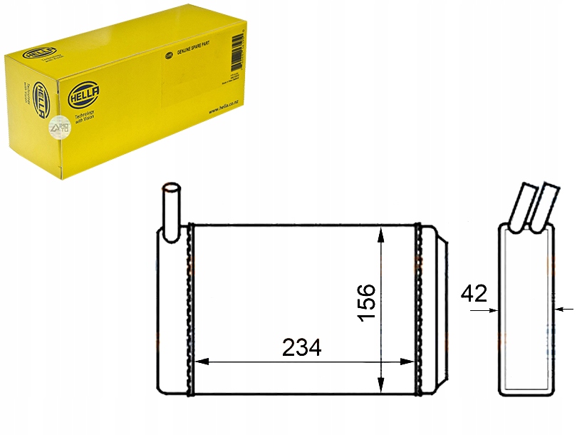фото №1, Hella 8fh 351 024-211 отопитель