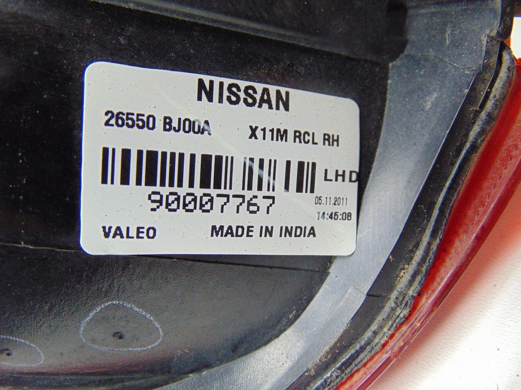 фото №12, Лампа права задня nissan nv200 26550bj00a europa оригінал