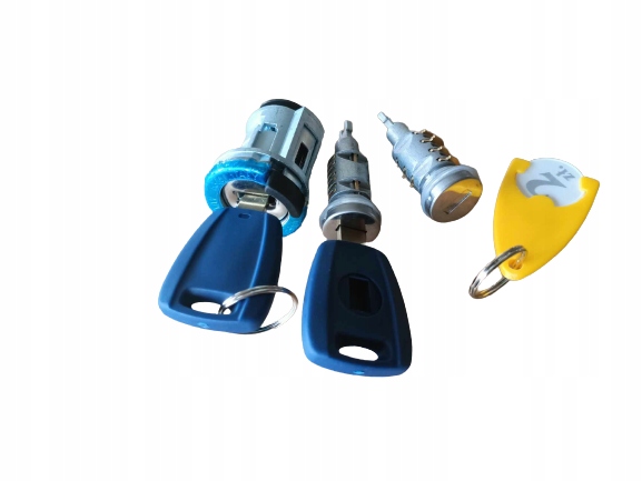 фото №1, Набор комплект замки вставка замок зажигания вкладка дверь fiat doblo ii 263 2010-