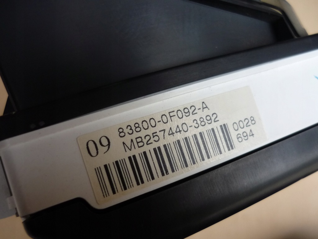 фото №11, Прилади corolla verso ii 2.2 d4d 83800-0f092-a eu