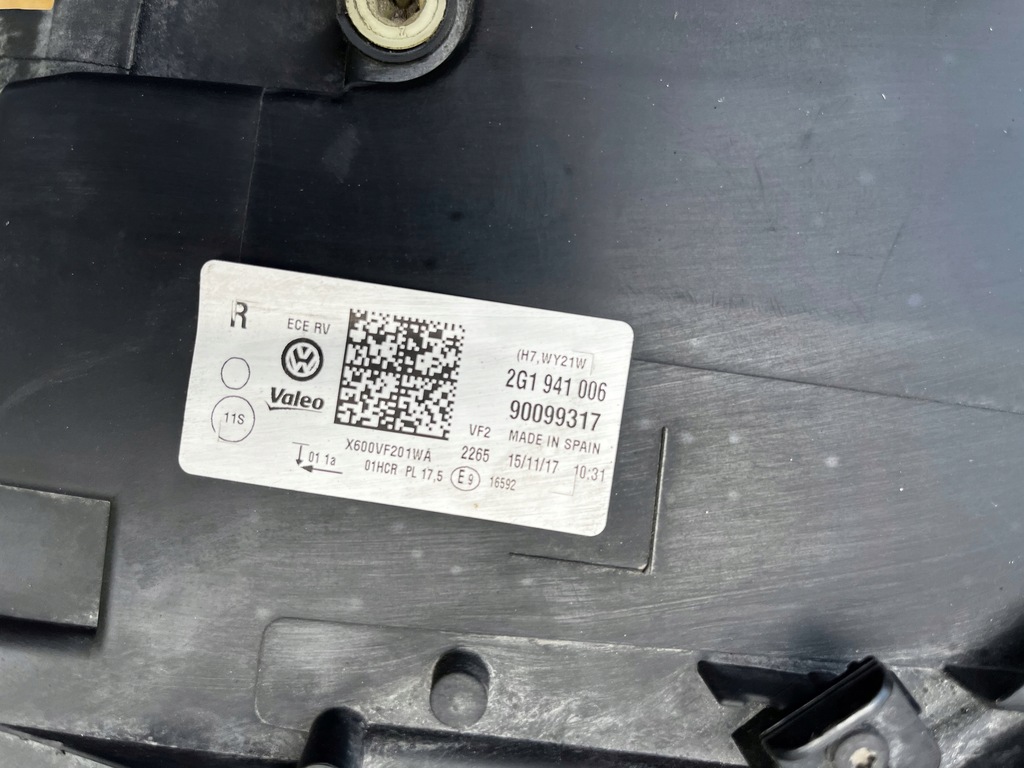 фото №9, Vw polo 2g0 фара обычный правый перед 2g1941006 org wys 24h