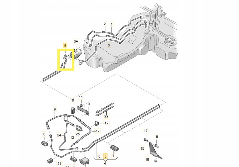 фото №2, Wąż труба шланг топлива audi a4 a6 tt