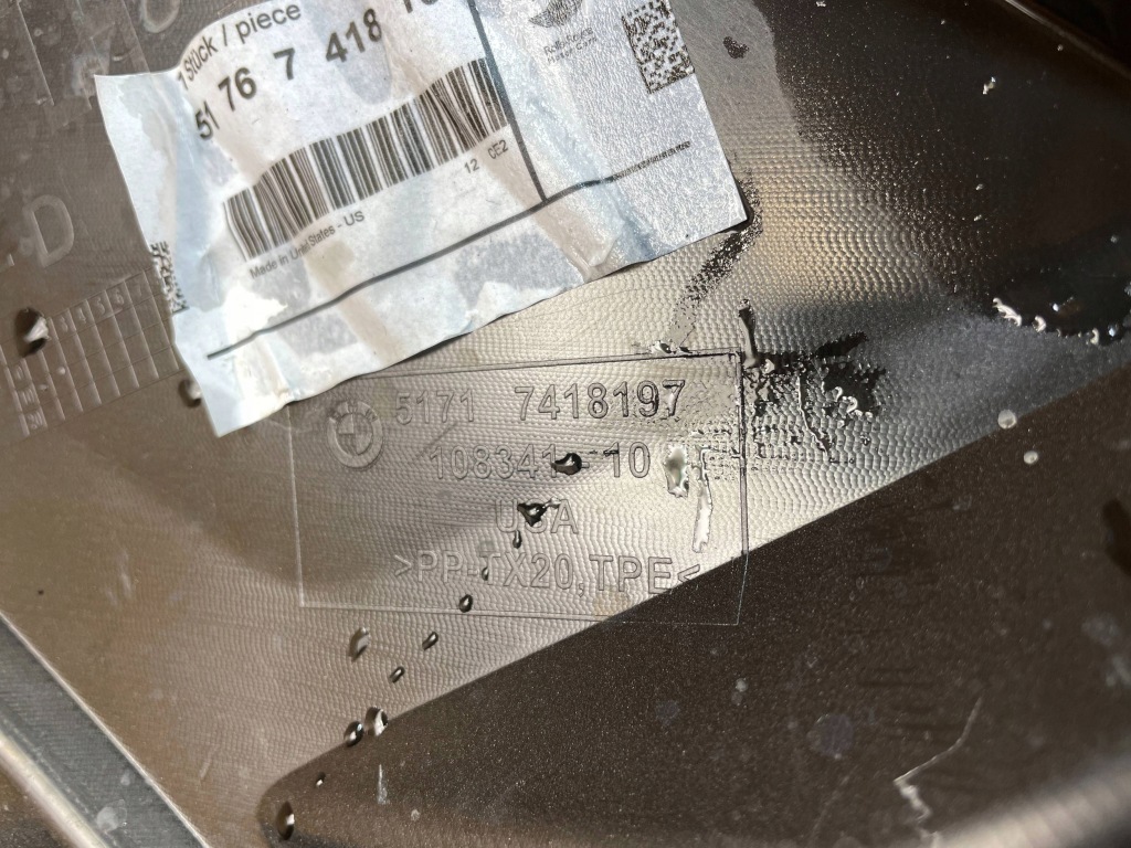 Захист прокладка накладка крила перед ліва bmw x5 g05 7418197 в Україні