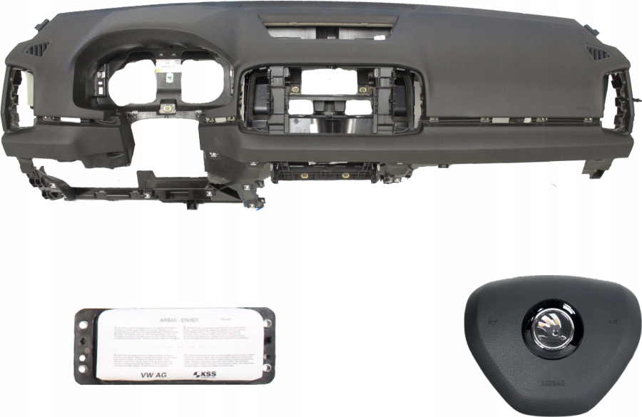 фото №1, Панель приладів консоль подушка безпеки ремені skoda karoq