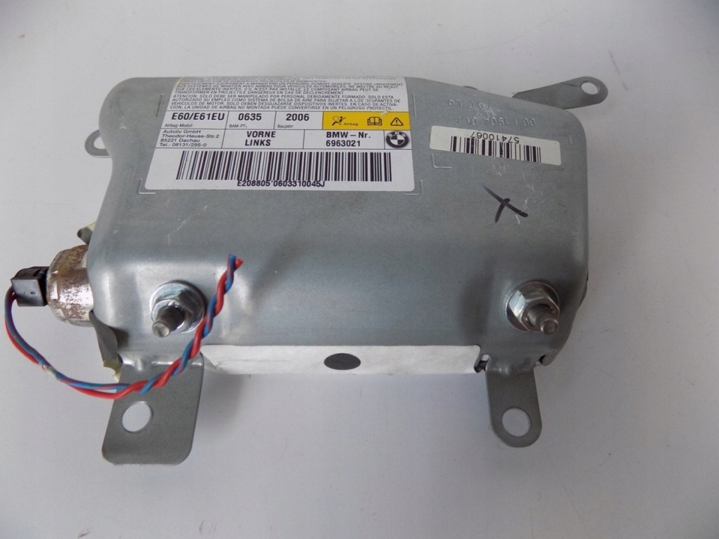 фото №5, Bmw 5 e60 e61 - подушка двері перед l / подушка безпеки -5476