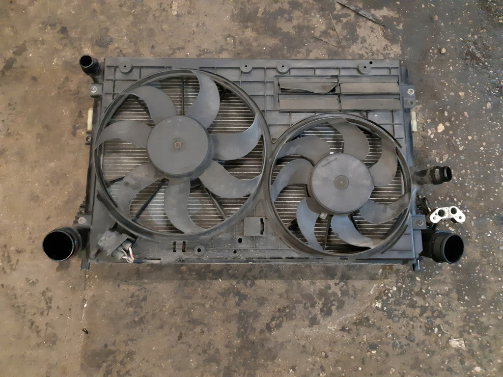 фото №7, Audi a3 8p 2.0 tdi радиатор wody вентилятор комплект