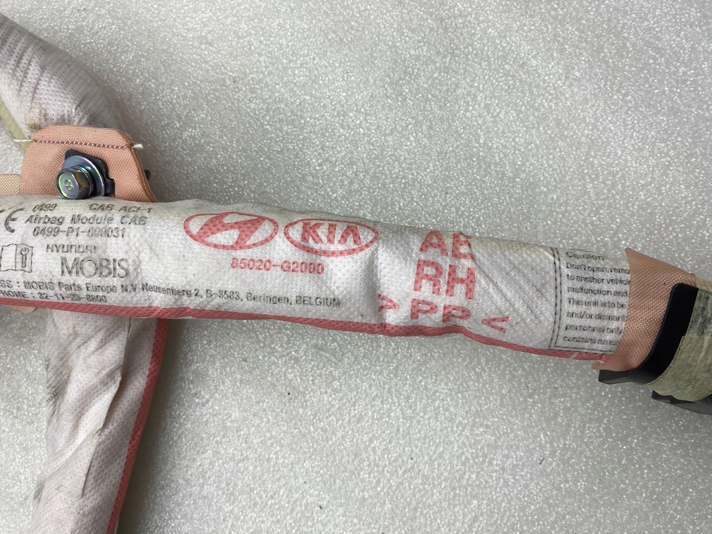 фото №5, Hyundai ioniq 2018 права сторона шторка безпеки подушка безпеки