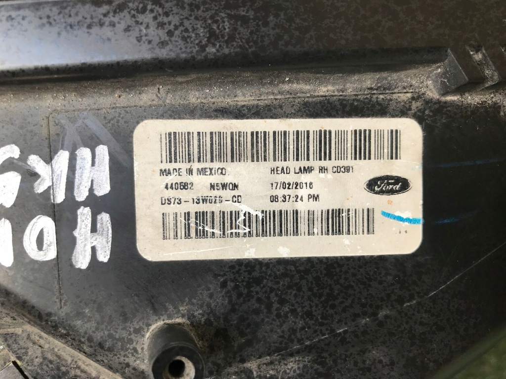 фото №7, Лампа перед правая ford mondeo mk5 fusion usa линза w-wa