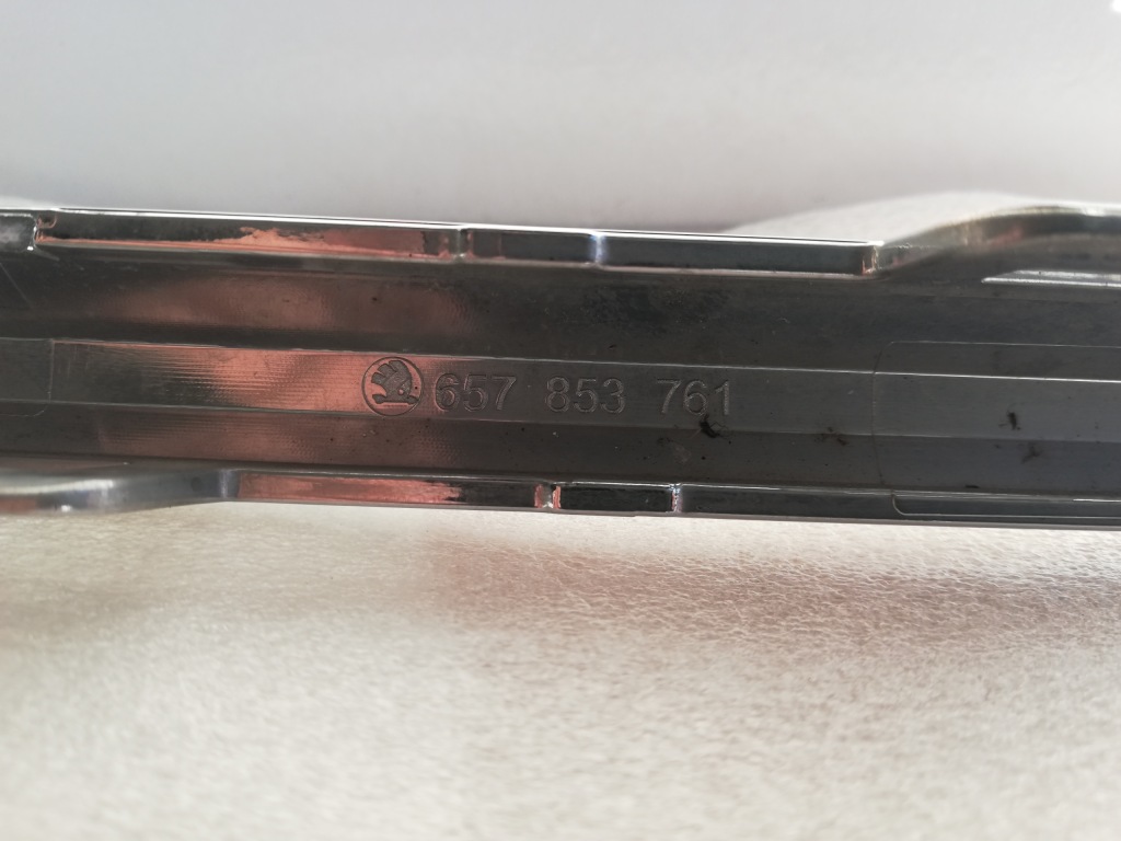 фото №3, Skoda scala 657 хром рамка решітка решітка радіатора решітка радіатора