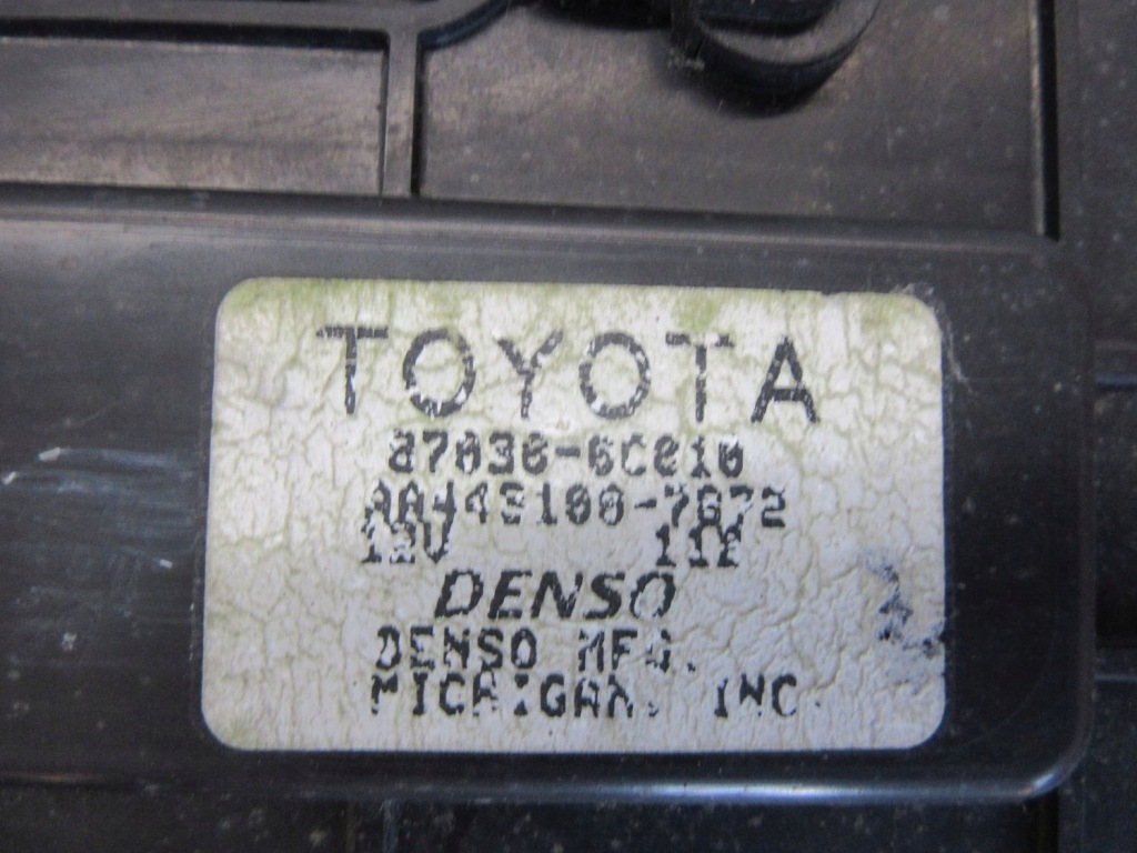 фото №7, Toyota sequoia 4.7i 03 отопитель воздуходувка испаритель задняя kpl