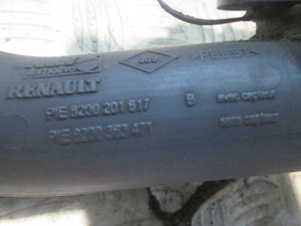 фото №4, Шланг турбіни renault megane scenic ii 8200201617 1.9 dci