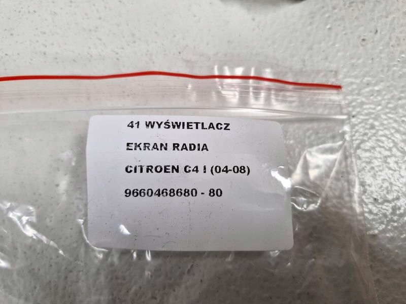 фото №8, Citroen c4 1 i дисплей радіо екран монітор 9660468680