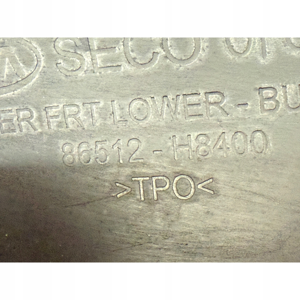 фото №9, Накладка спойлер бампера передний перед kia stonic 86512-h8400