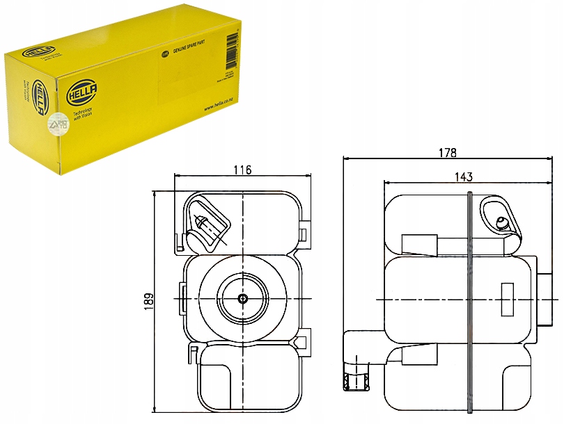фото №1, Бачок расширительный hella